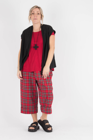 wk100217 - WENDYKEI Tartan Pants @ Walkers.Style women's and ladies fashion clothing online shop